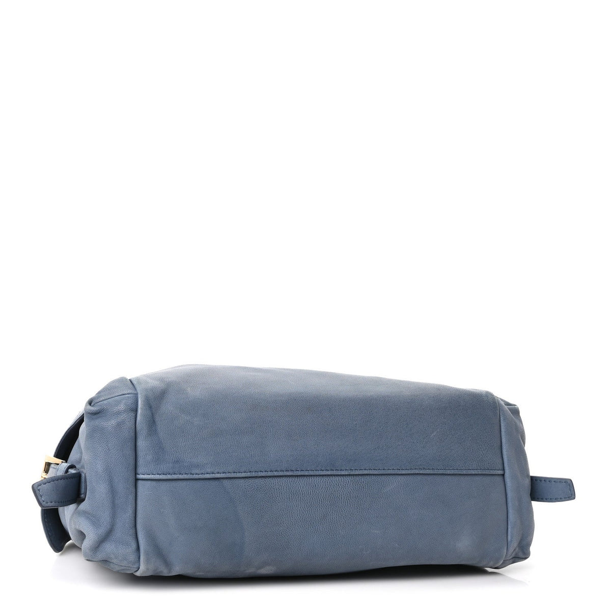 Large Nappa Shoulder Bag - Blue