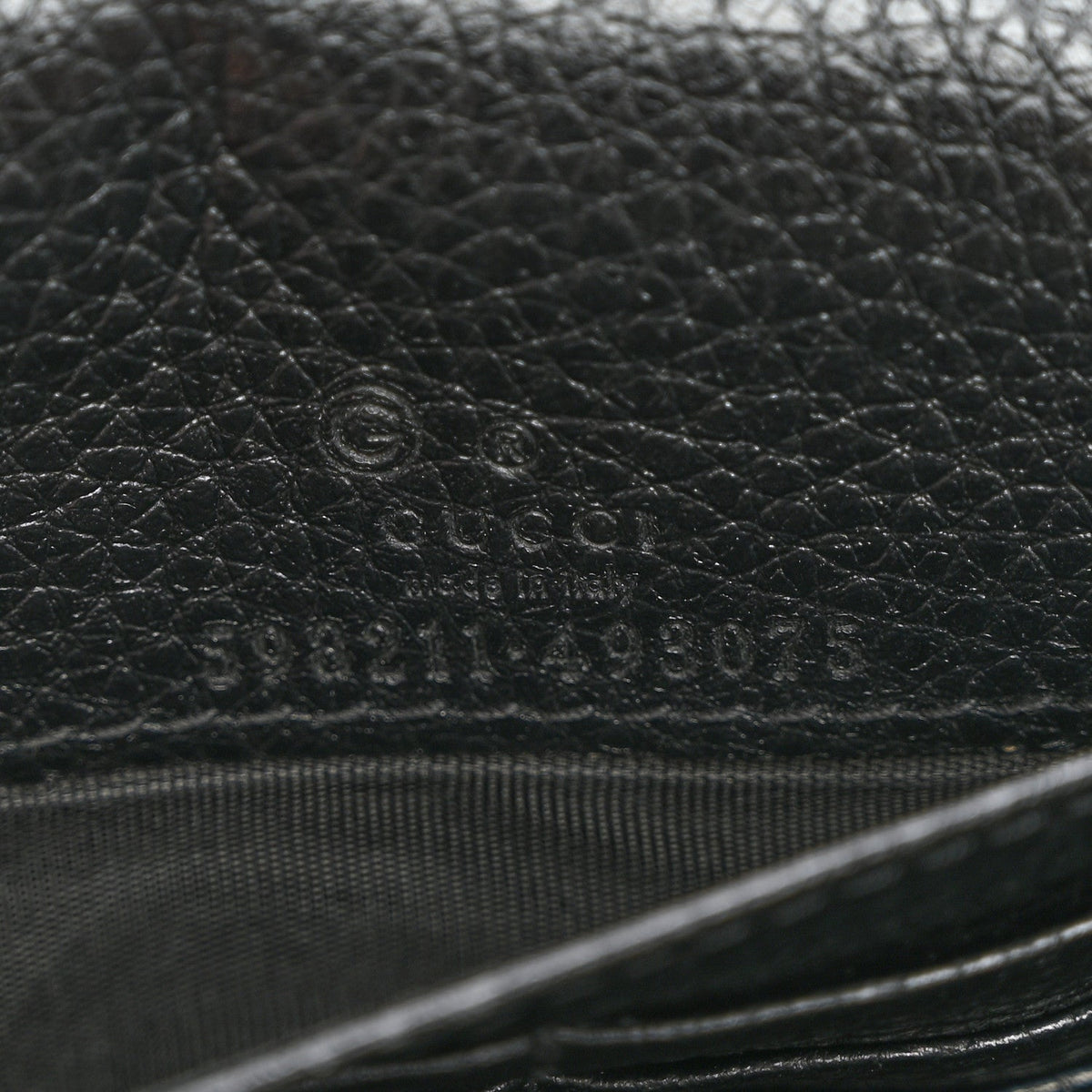 Calfskin Wallet Bag - Black