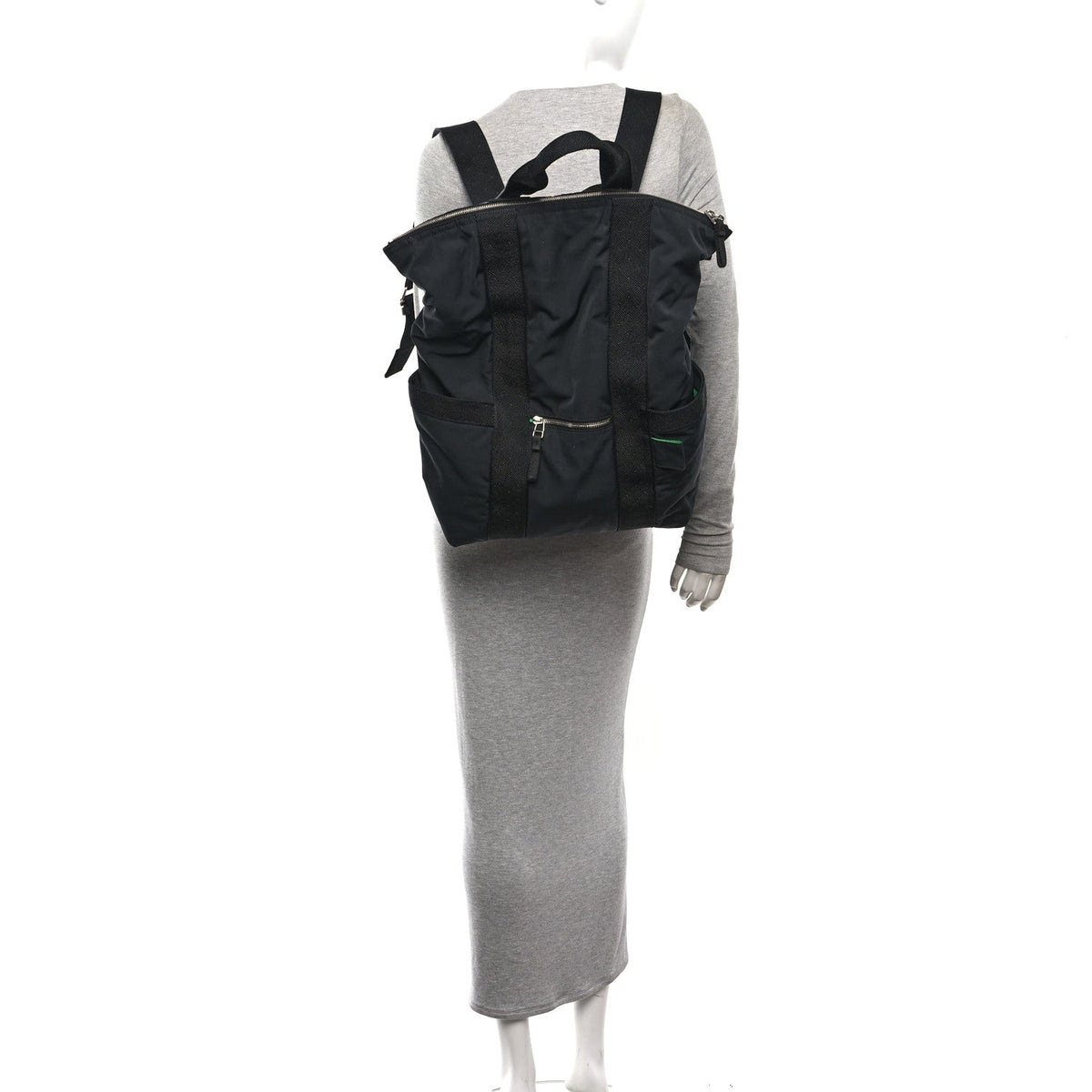 Nylon Backpack - Black