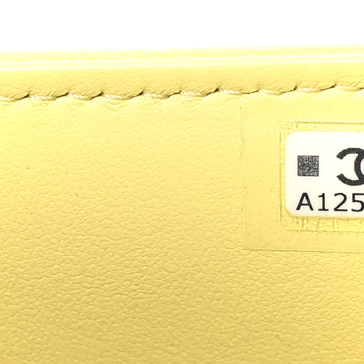 Mini Caviar Shoulder Bag - Yellow