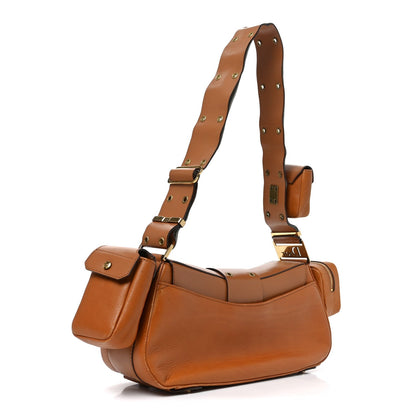 Calfskin Handbag - Tan