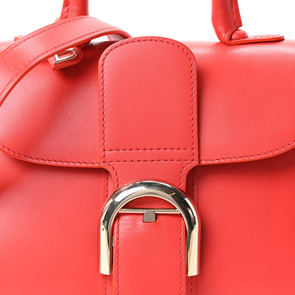 Mini Calfskin Satchel Bag - Red