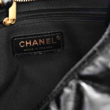 Quilted Lambskin Hobo Bag - Black