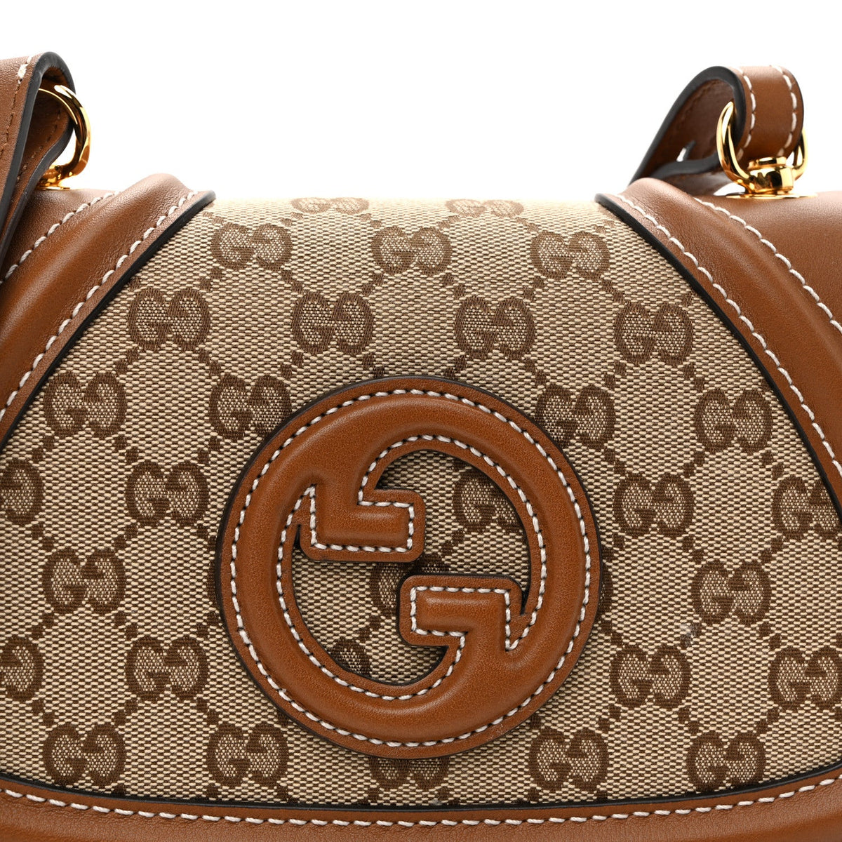 Small Calfskin Shoulder Bag - Beige