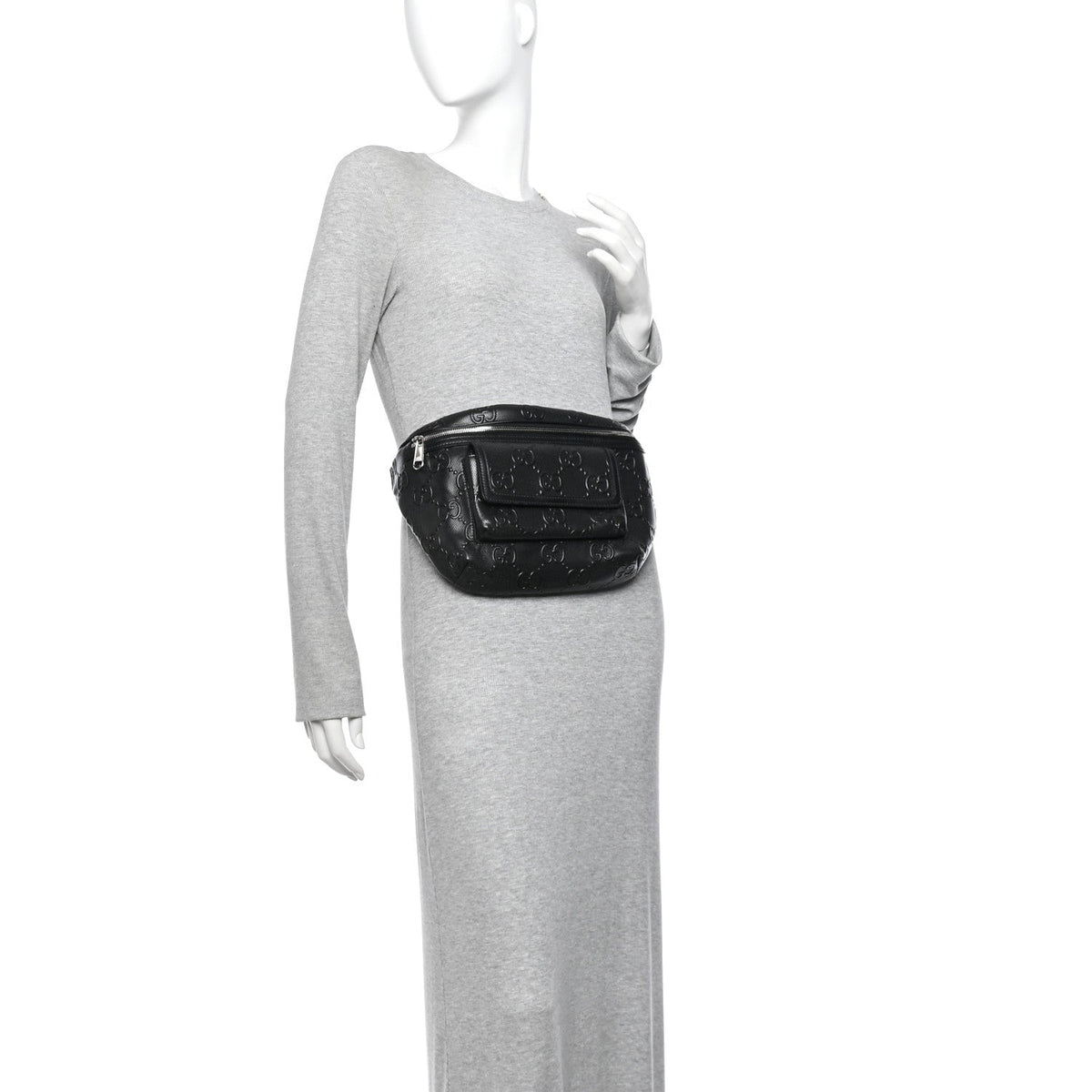 Calfskin Belt Bag - Black