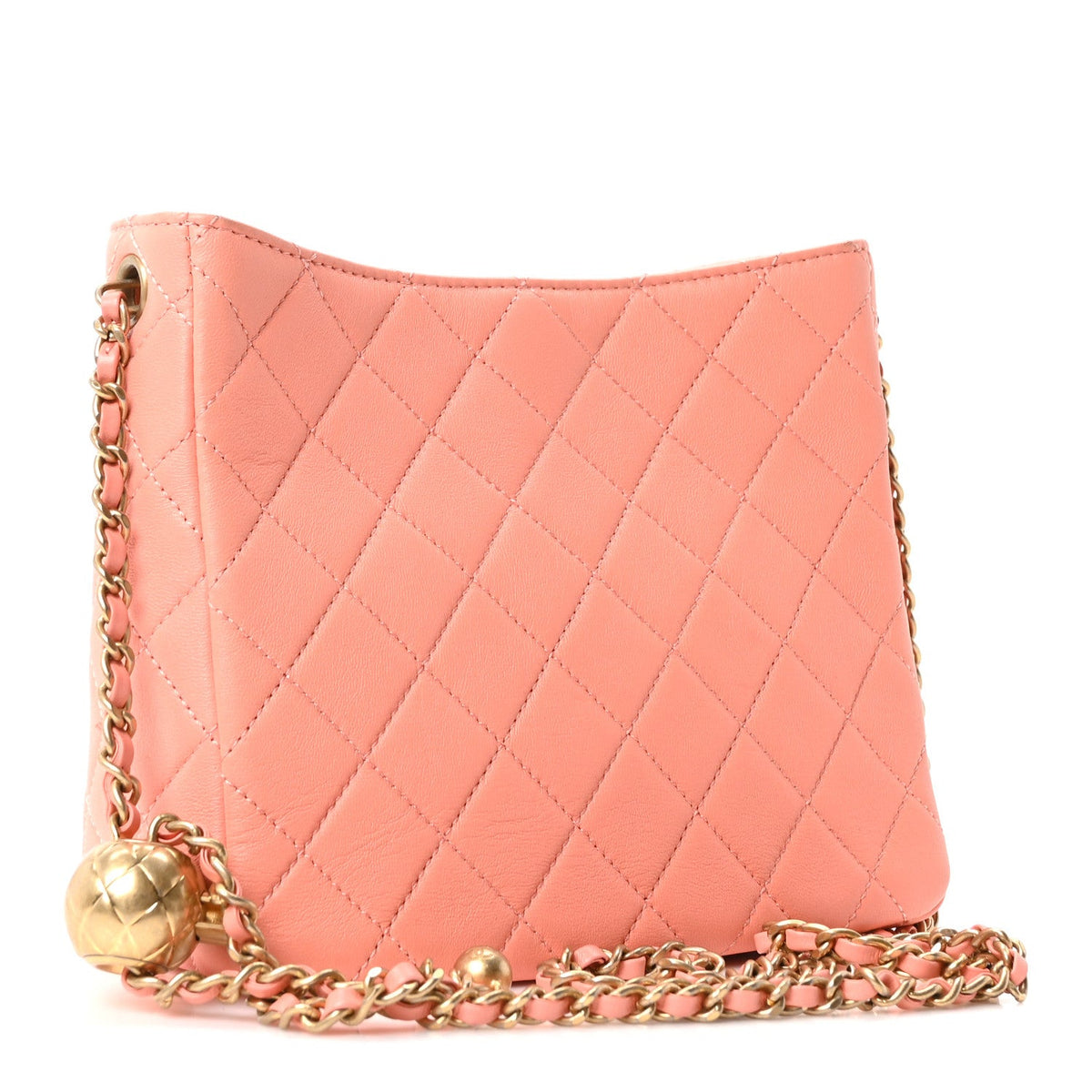 Small Quilted Lambskin Hobo Bag