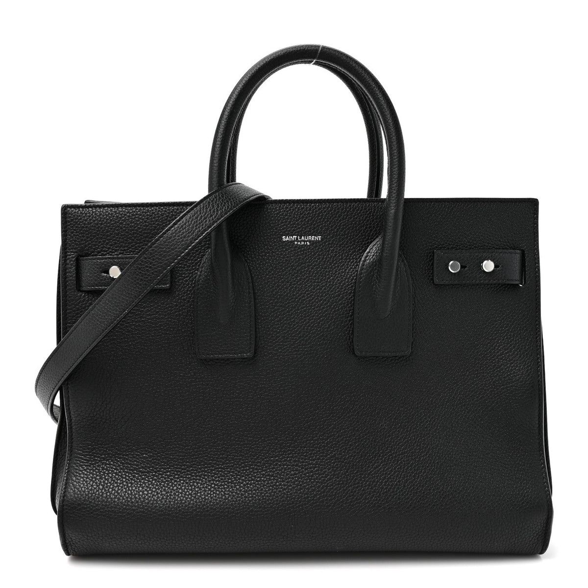 Small Calfskin Handbag - Black