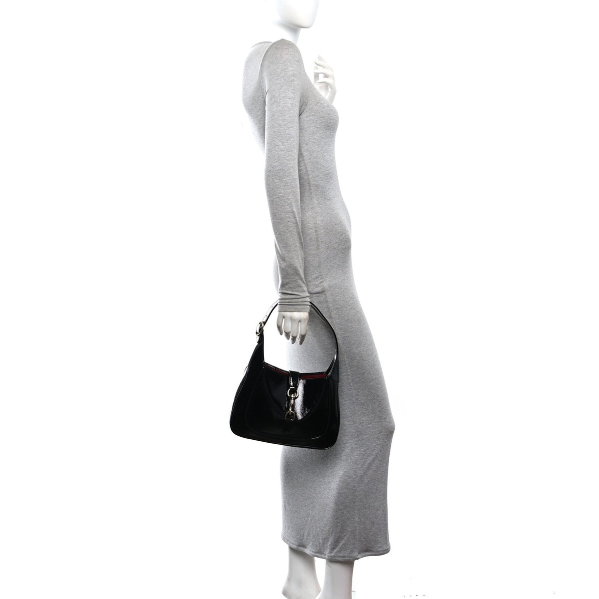Small Calfskin Shoulder Bag - Black