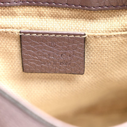 Small Calfskin Crossbody Bag - Purple