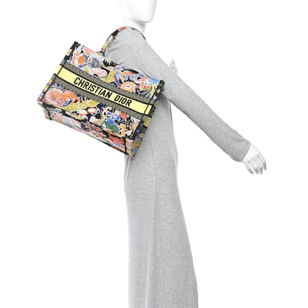Medium Canvas Tote Bag - Red