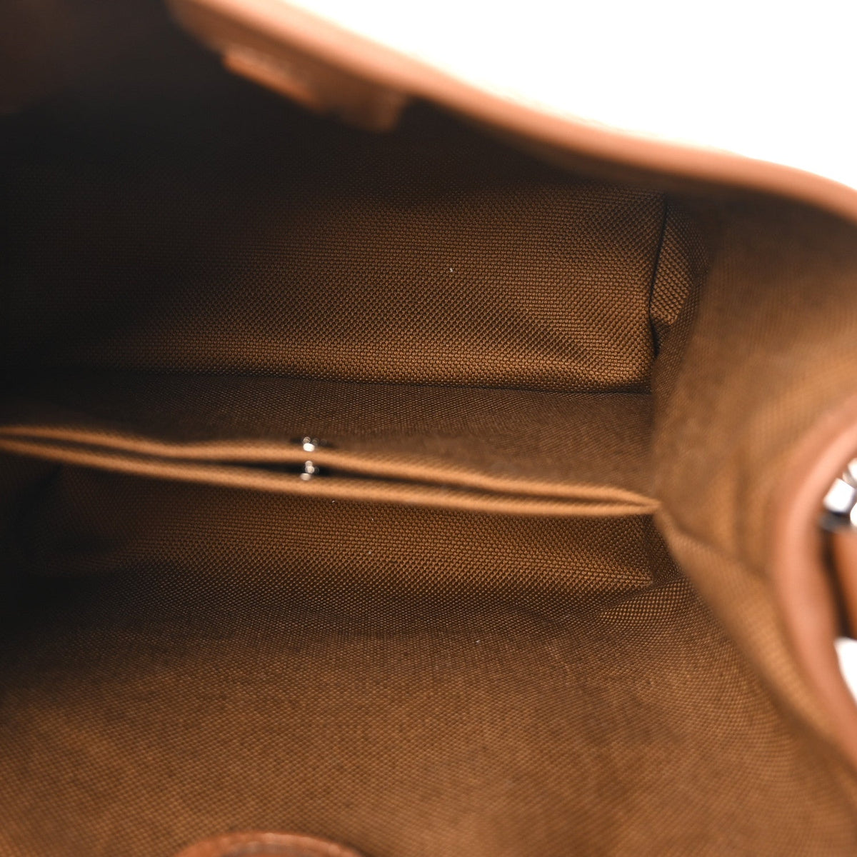 Small Calfskin Bucket Bag - Brown