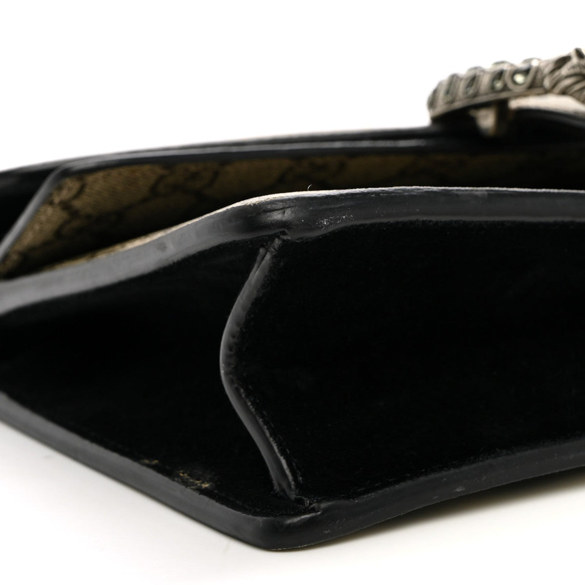Small Suede Shoulder Bag - Beige
