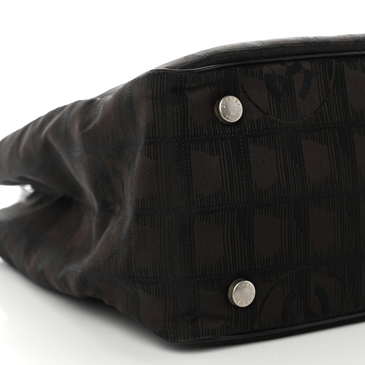 Small Nylon Tote Bag - Brown