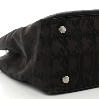 Small Nylon Tote Bag - Brown