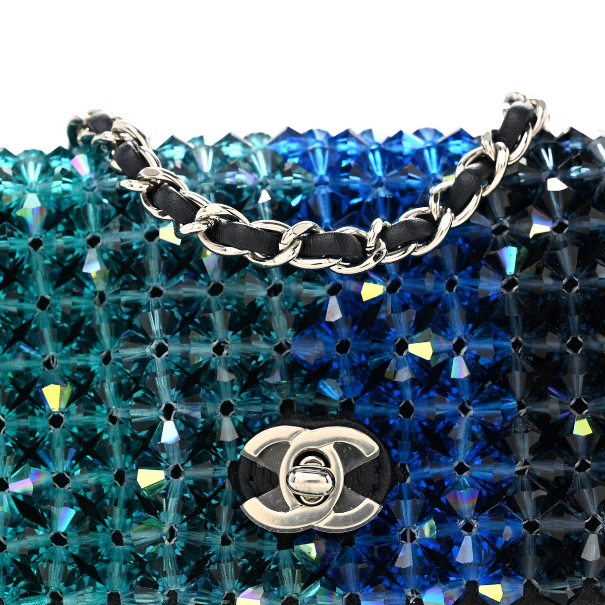 Mini Flap Shoulder Bag - Blue