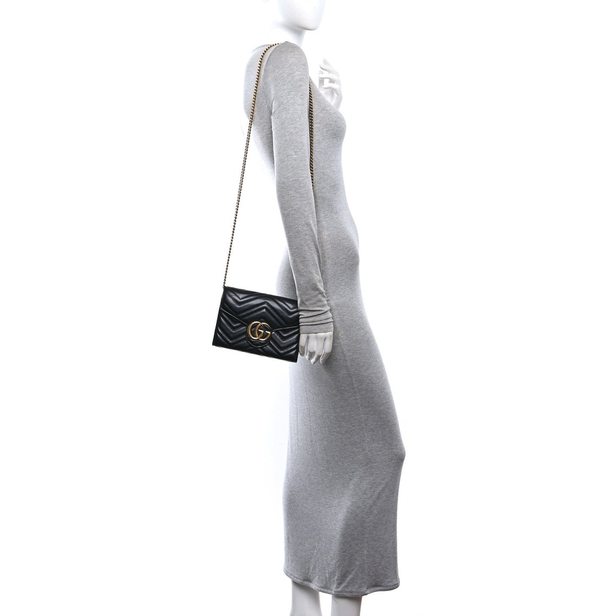 Calfskin Wallet Bag - Black