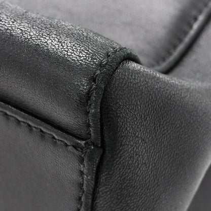 Mini Nappa Satchel Bag - Black