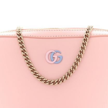 Mini Calfskin Shoulder Bag - Pink