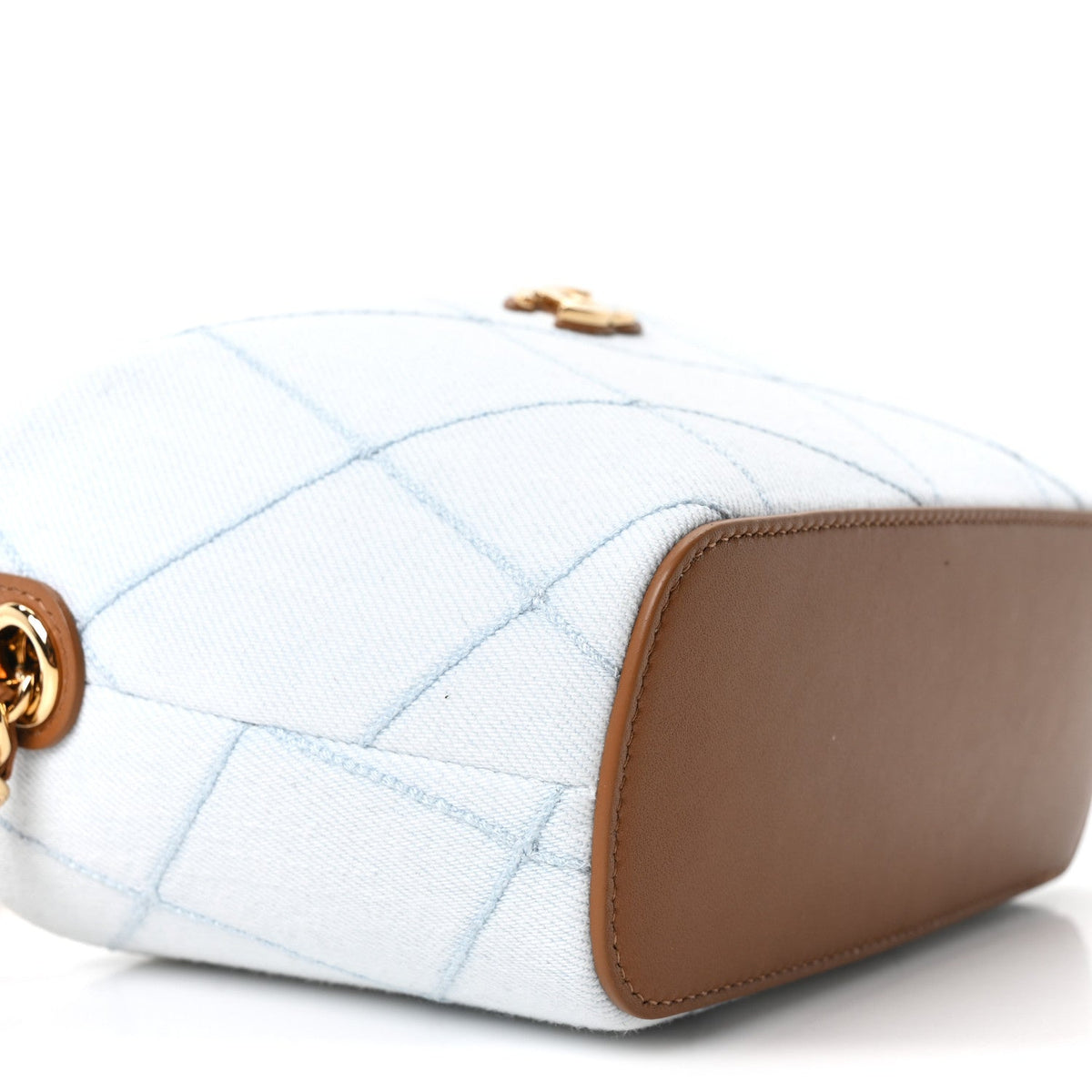 Quilted Calfskin Handbag - Blue