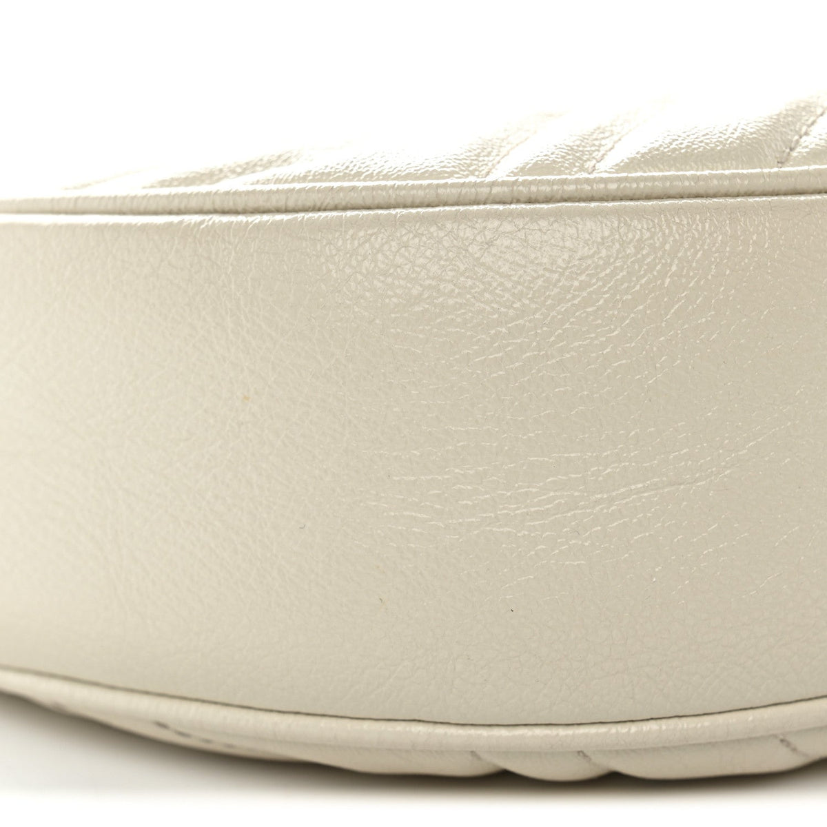 Mini Calfskin Shoulder Bag - White