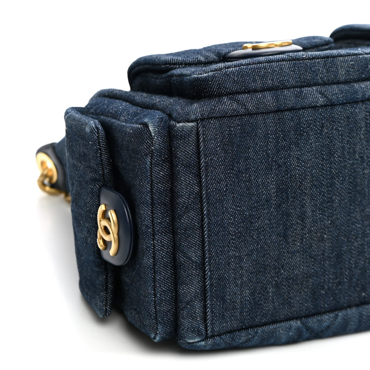 Maxi Quilted Hobo Bag - Blue