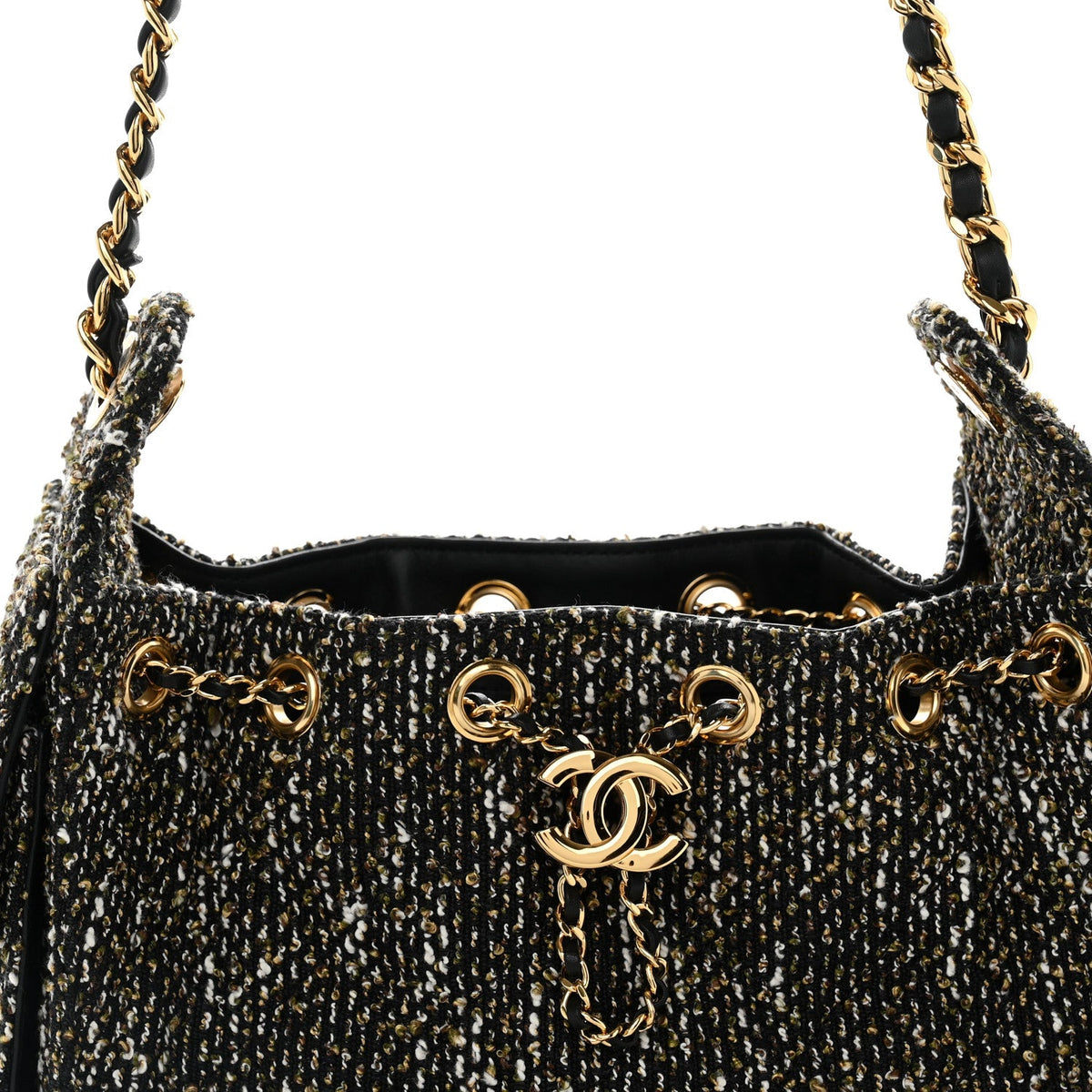 Mini Quilted Handbag - Black
