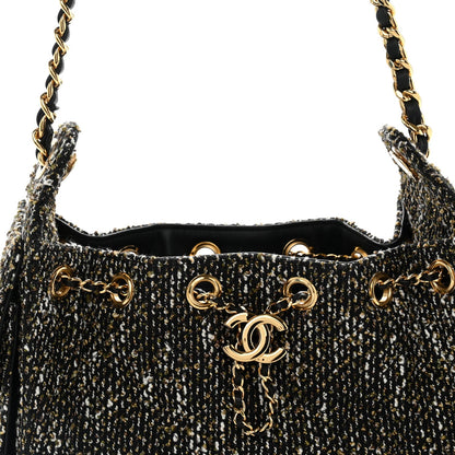 Mini Quilted Handbag - Black