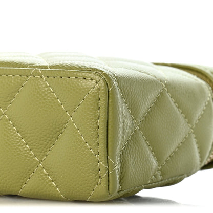 Quilted Caviar Handbag