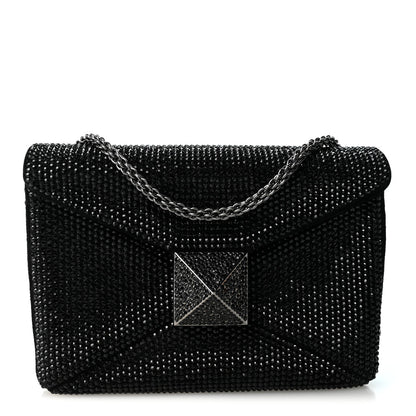 Small Suede Clutch Bag - Black