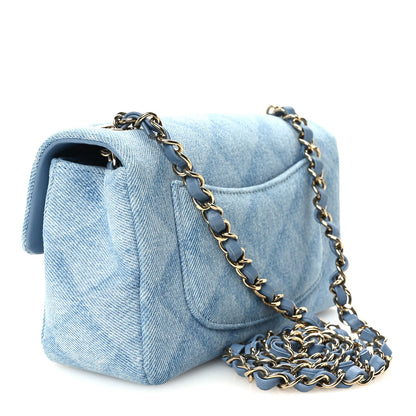 Mini Quilted Flap Shoulder Bag - Tan