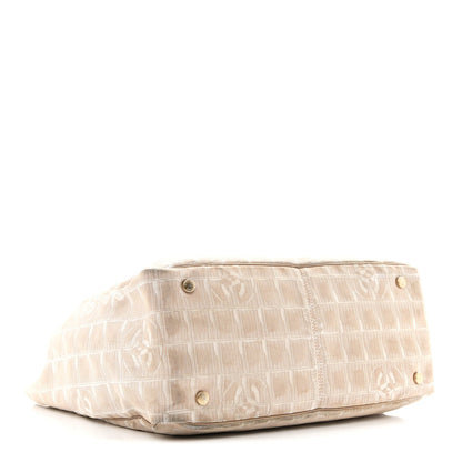 Medium Nylon Tote Bag - Beige