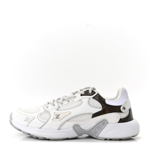Mesh Monogram LV Olympia Sneakers White