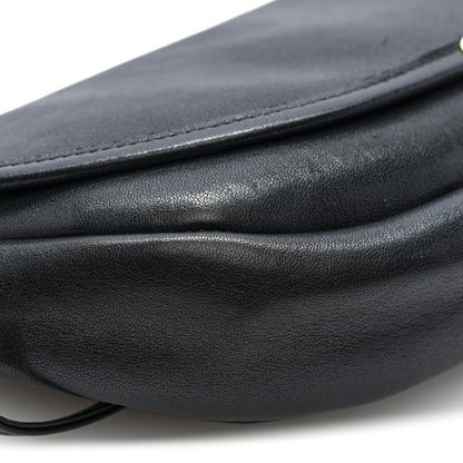 Lambskin Handbag - Black