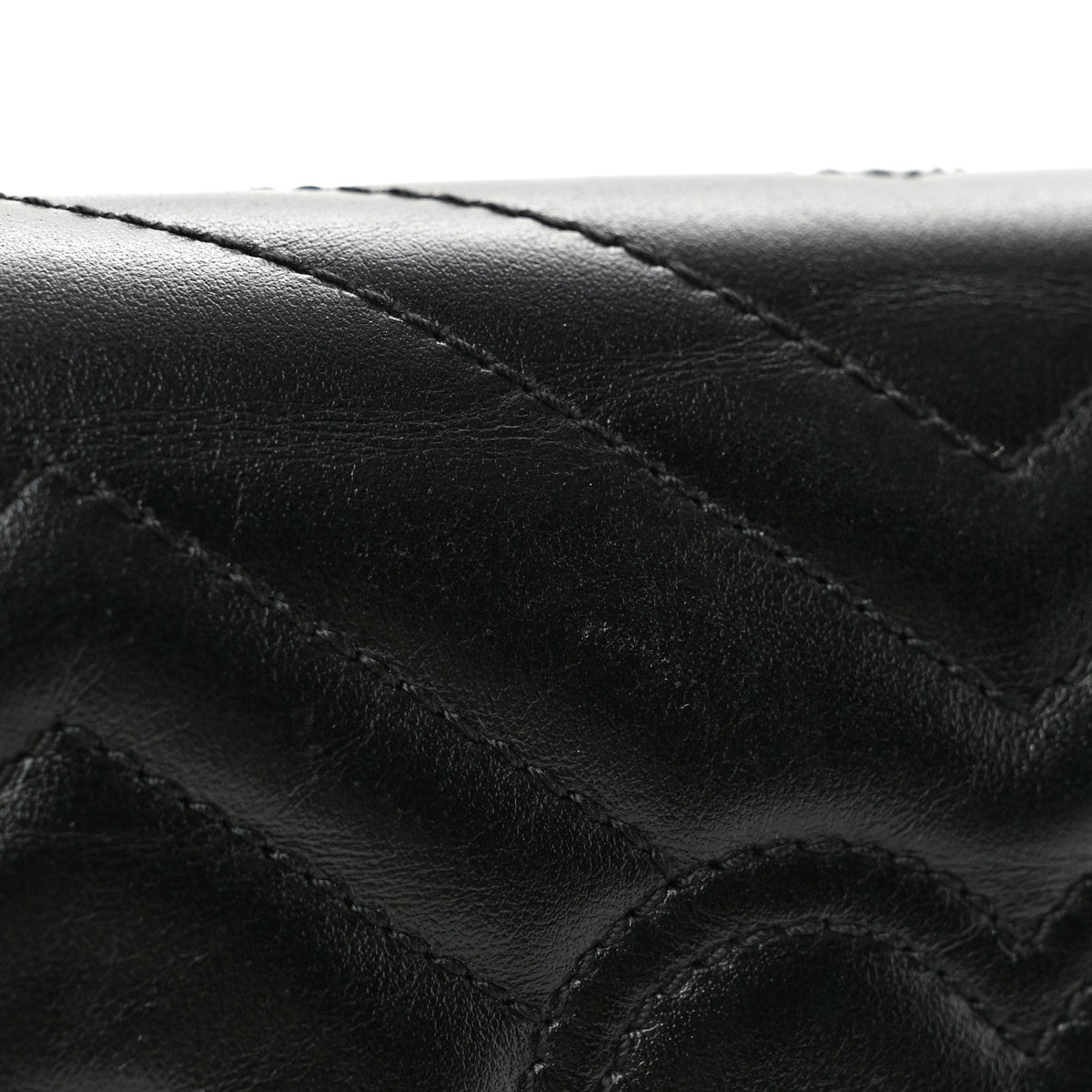 Mini Calfskin Shoulder Bag - Black