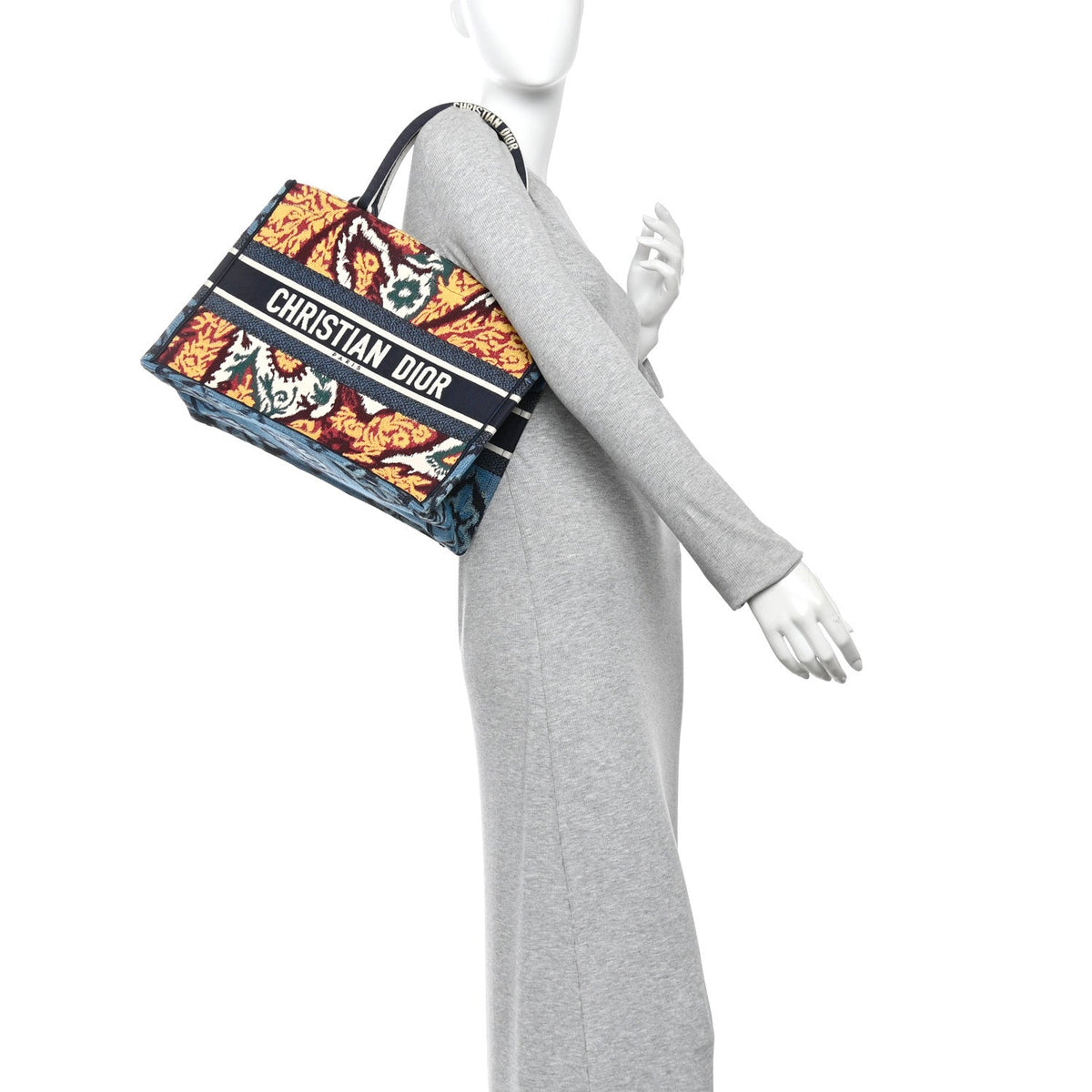 Medium Canvas Tote Bag - Red