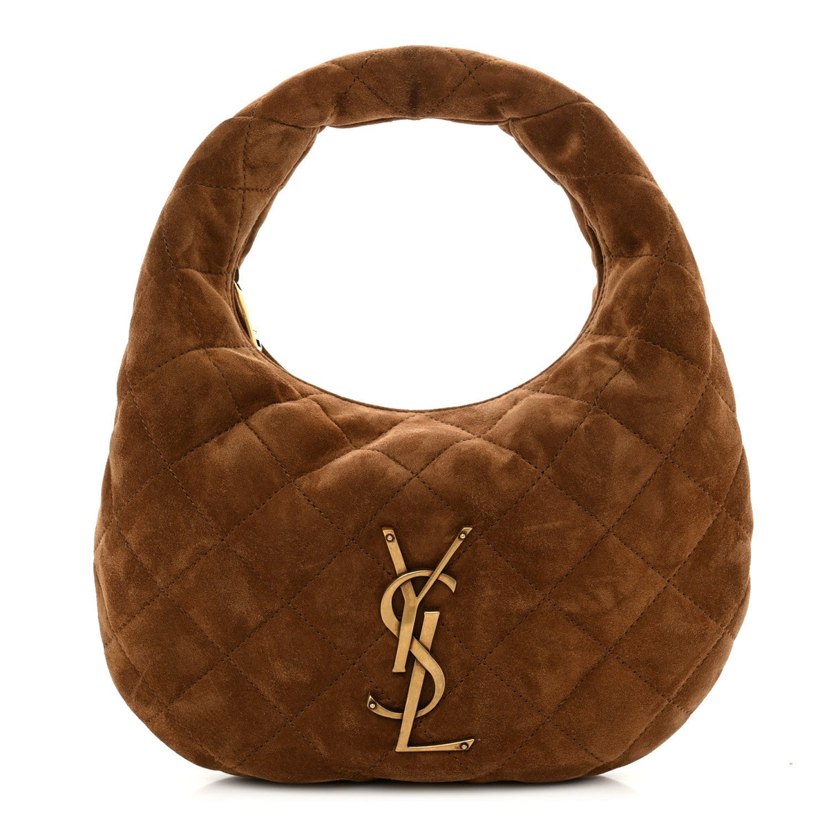Quilted Suede Handbag