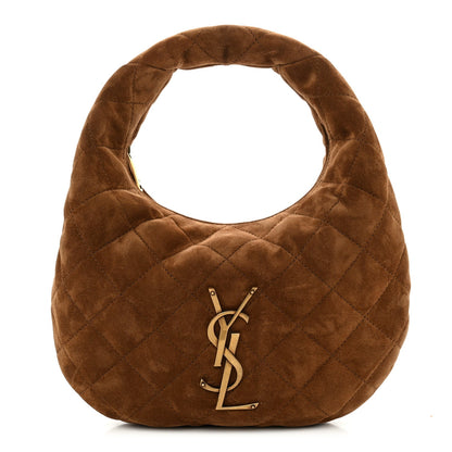 Quilted Suede Handbag