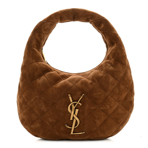 Quilted Suede Handbag