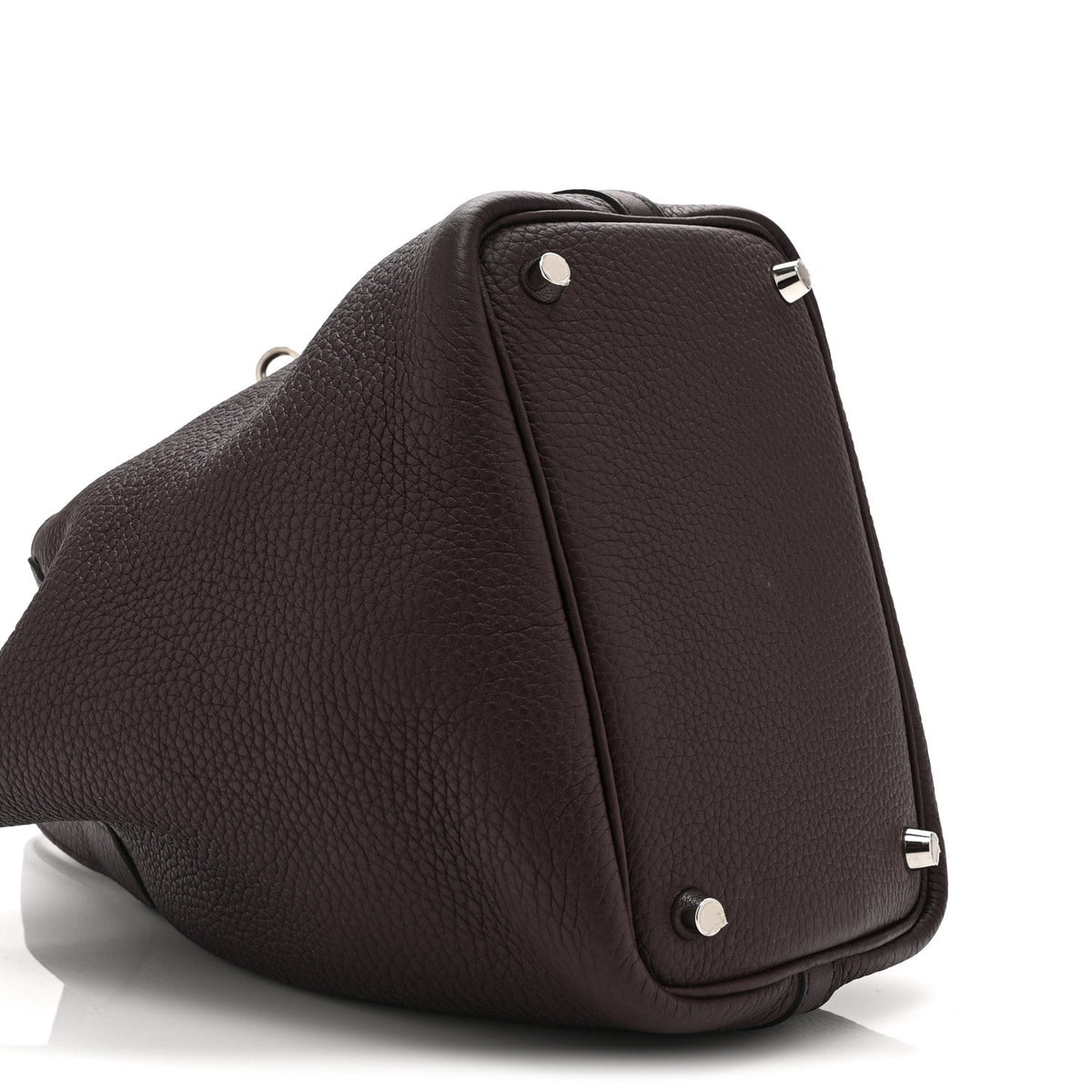 Taurillon Clemence Swift Eclat Picotin L Handbag