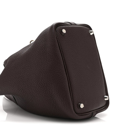 Taurillon Clemence Swift Eclat Picotin L Handbag