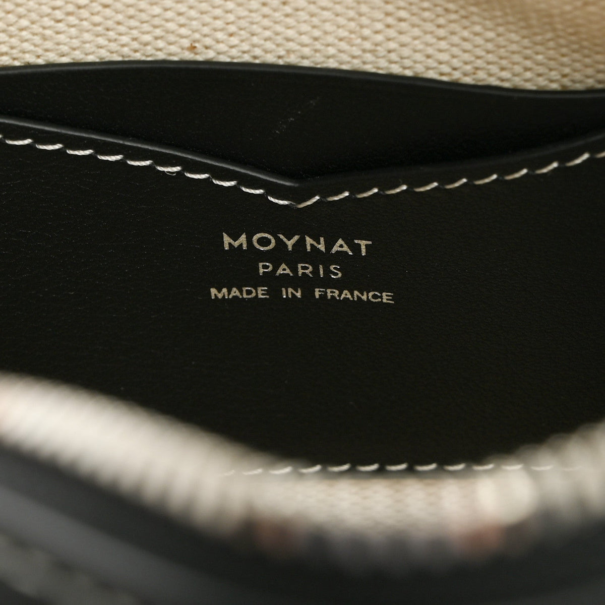 Calfskin Canvas Handbag - Black