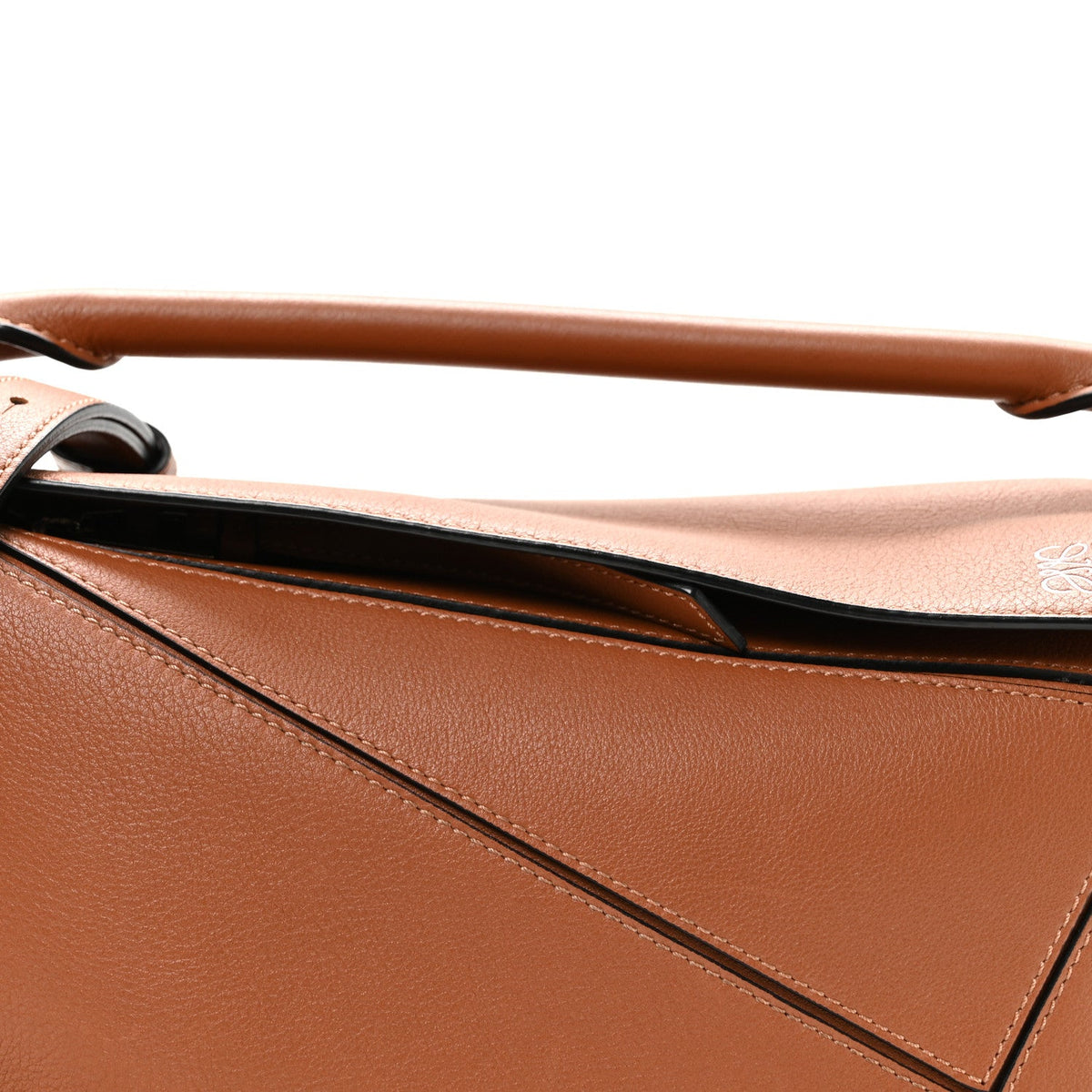 Small Calfskin Handbag - Tan