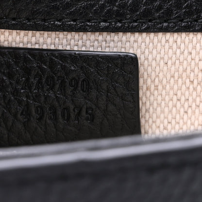 Small Calfskin Handbag - Black