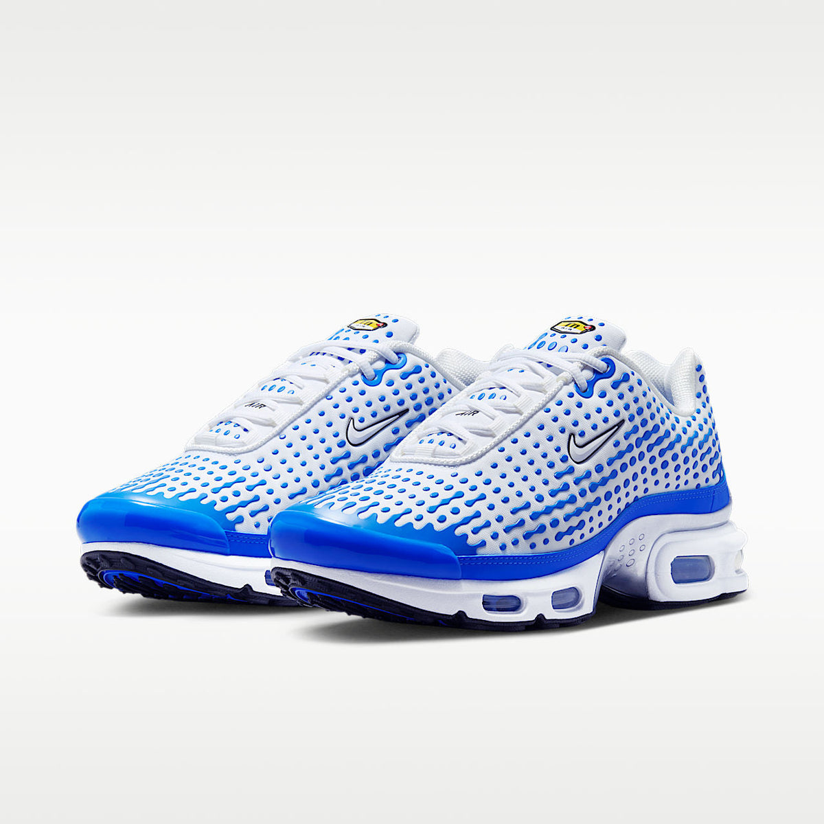 Air Max Plus VII Men's Shoes White Blue Crystal Metallic Silver